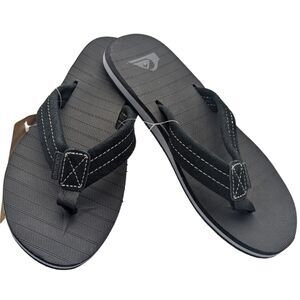 NWT Quicksilver Carver Thong Flip Flops Sandals Size Youth 6